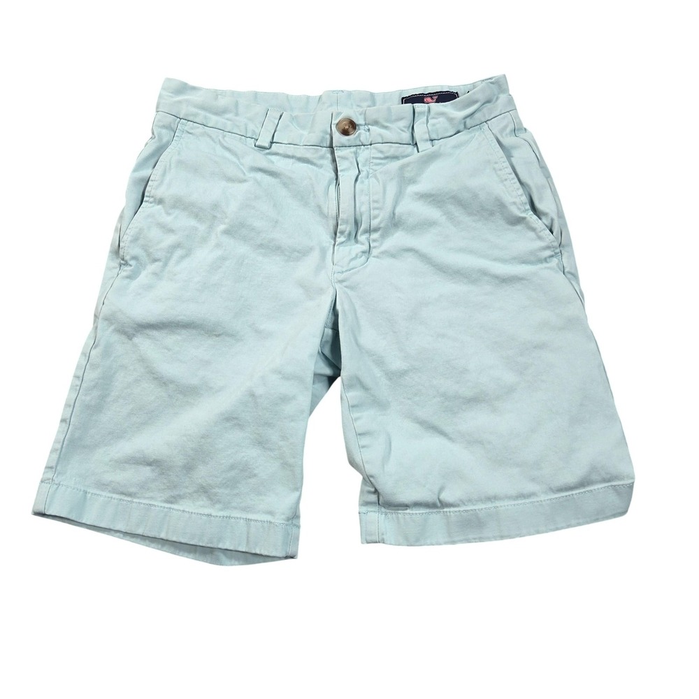 Vineyard Vines Shorts Mens 28 Blue Stretch Chino 8 Inseam Casual Summer 1H0462